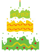 birthday cake decoration element illustration png