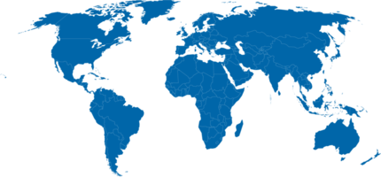 mapa del mundo completo con todos los paises png