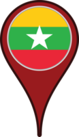 Myanmar Pin symbol png