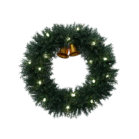 guirnalda de elementos 3d de navidad png