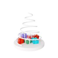 adorno de navidad 3d png