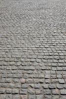 Background photo close-up of a large platform of paving stone in perspective