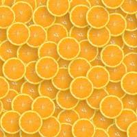 Pattern of orange citrus slices. Citrus flat lay photo