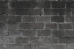 Grey block wall texture photo