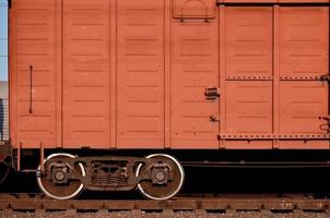 Parts of the freight railcar photo