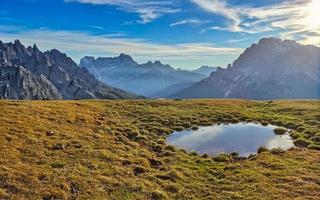 View on the italian alps photo