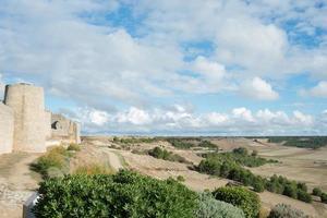 Beautiful landscape from Uruena castle in autumn. photo