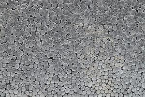 Polystyrene cells foam view as background photo