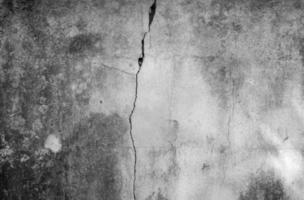 Old Concrete wall In black and white color, cement wall, broken wall, background texture photo