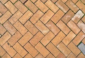 Detailed close up texture on structured floor tiles on the ground photo