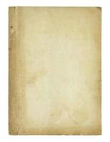 old book pages isolated on white photo