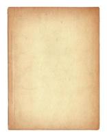 old book pages isolated on white photo