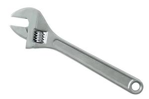 Wrench isolated on a white photo