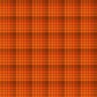 Seamless pattern in simple cozy orange and brown colors for plaid, fabric, textile, clothes, tablecloth and other things. Vector image.