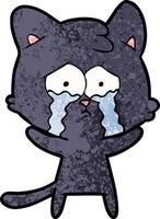 Vector cat character in cartoon style