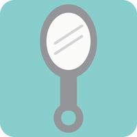 Hand mirror, illustration, vector, on a white background. vector