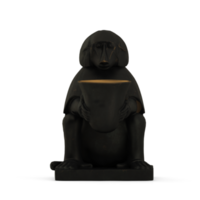 statue isométrique rendu 3d isolé png