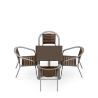 conjunto de mesa isométrica perspectiva 3d render png