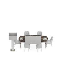 Isometric Table set Perspective 3D render png