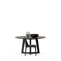 Isometric Table set front 3D render png