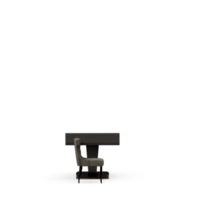 table isométrique set rendu 3d avant png