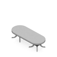 isometrische tafel reeks perspectief 3d geven png