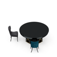 Isometric Table set Perspective 3D render png