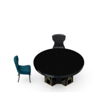 Isometric Table set Perspective 3D render png