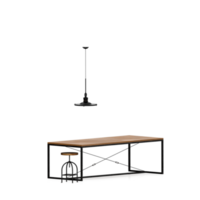 isometrische tafel reeks voorkant 3d geven png