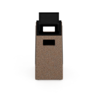 Isometric Trash Cans 3D Render png