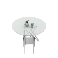 conjunto de mesa isométrica perspectiva 3d render png