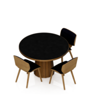 Isometric Table set Perspective 3D render png