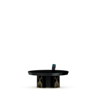 conjunto de mesa isométrica render 3d frontal png