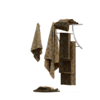 isometrico asciugamani 3d isolato rendere png