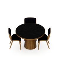 Isometric Table set Perspective 3D render png