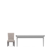 conjunto de mesa isométrica render 3d frontal png