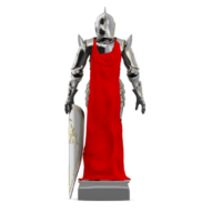 estátua isométrica 3d renderização isolada png