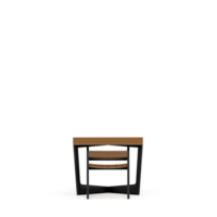 Isometric Table set front 3D render png