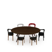 Isometric Table set Perspective 3D render png