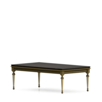 Isometric Table set front 3D render png