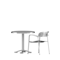 conjunto de mesa isométrica render 3d frontal png