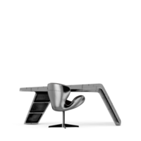 conjunto de mesa isométrica render 3d frontal png