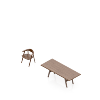 isometrische tafel reeks perspectief 3d geven png