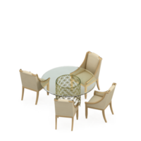 isometrische tafel reeks perspectief 3d geven png