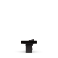 renderização 3d de perspectiva de conjunto de mesa isométrica png