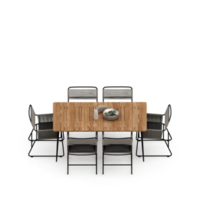 Isometric Table set Perspective 3D render png