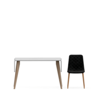 Isometric Table set front 3D render png