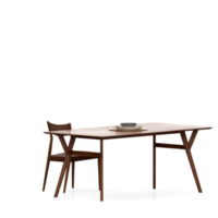 conjunto de mesa isométrica render 3d frontal png