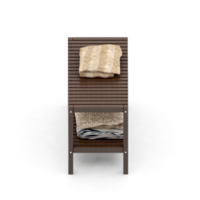 Isometric towels 3D isolated render png