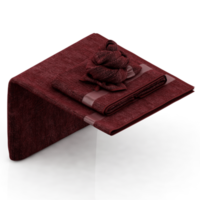 Isometric towels 3D isolated render png